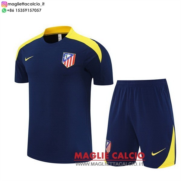formazione magliette atletico madrid set completo bambino 2025-2026 Blu Giallo